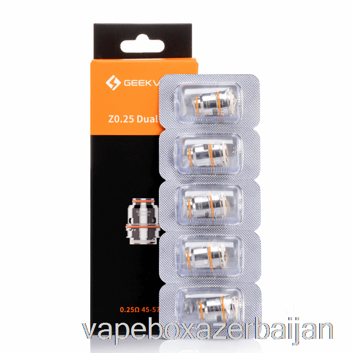 Vape Azerbaijan Geek Vape ZEUS Mesh Replacement Coils 0.25ohm Z Dual Coils